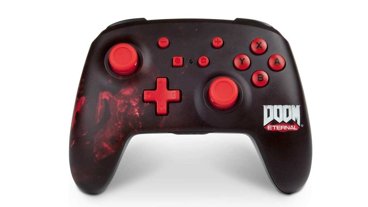 Unleash Hell With This Officially Licensed DOOM Eternal Pro Controller For Switch